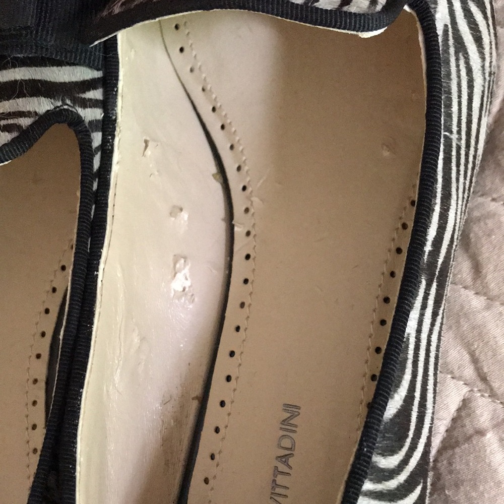 Adrienne Vittadini Zebra Print Women's Flats size 8.5 medium width - Picture 4 of 7